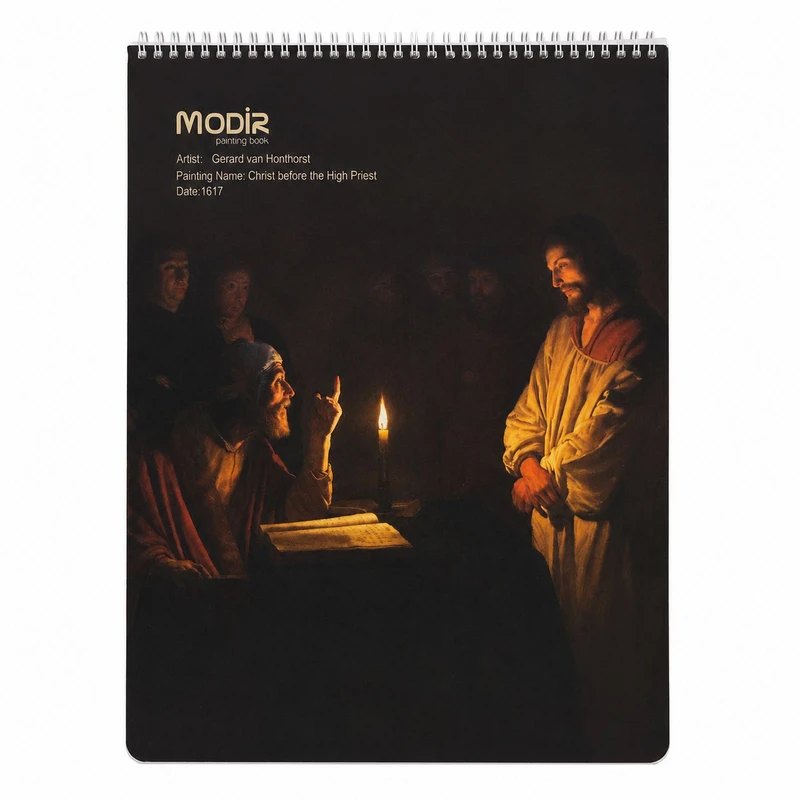 دفتر طراحی 30 برگ سیمی مدل Gerard van Honthorst کد A4-1