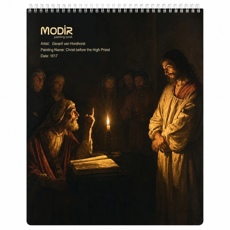 دفتر طراحی 30 برگ سیمی مدل Gerard van Honthorst کد A3-1
