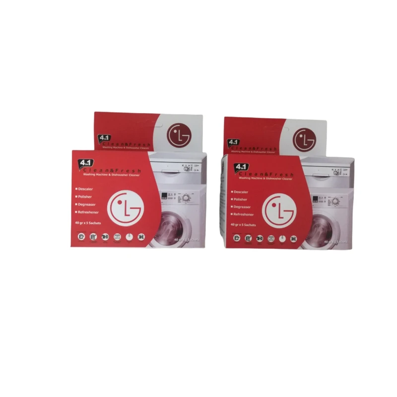 جرم گیر ماشین لباسشویی و ظرفشویی  مدلX2 200 گرمی بسته 5 عددی مجموعه دوتایی
